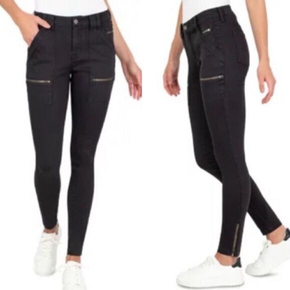 Joie Park Cargo Pant Black High Rise Size 16/33 - Picture 1 of 15